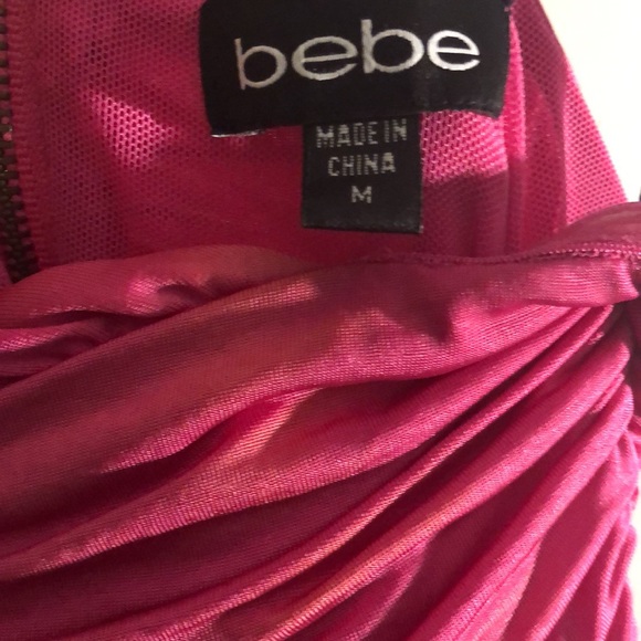 Bebe one strap dress with mesh side - Picture 2 of 3